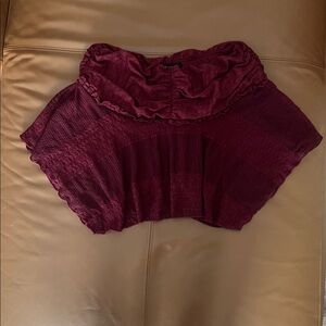 Urban Outfitters Burgundy Mini Skirt